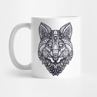 Tribal Wolf Mug